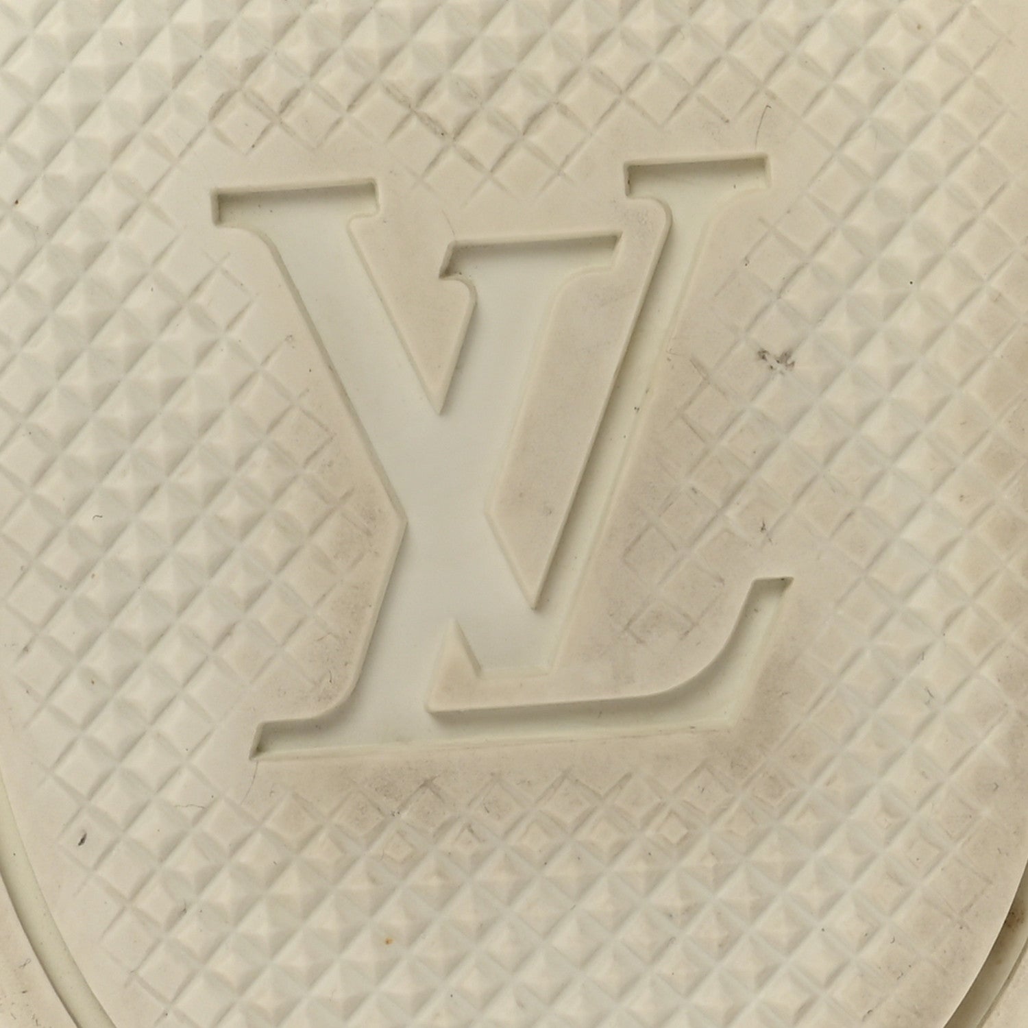 Louis Vuitton Calfskin Monogram Crafty Sneaker 38 White