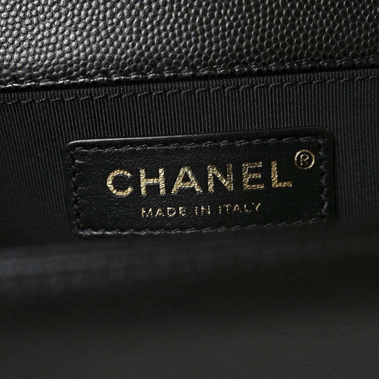 Chanel Caviar Quilted Medium Boy Flap Black