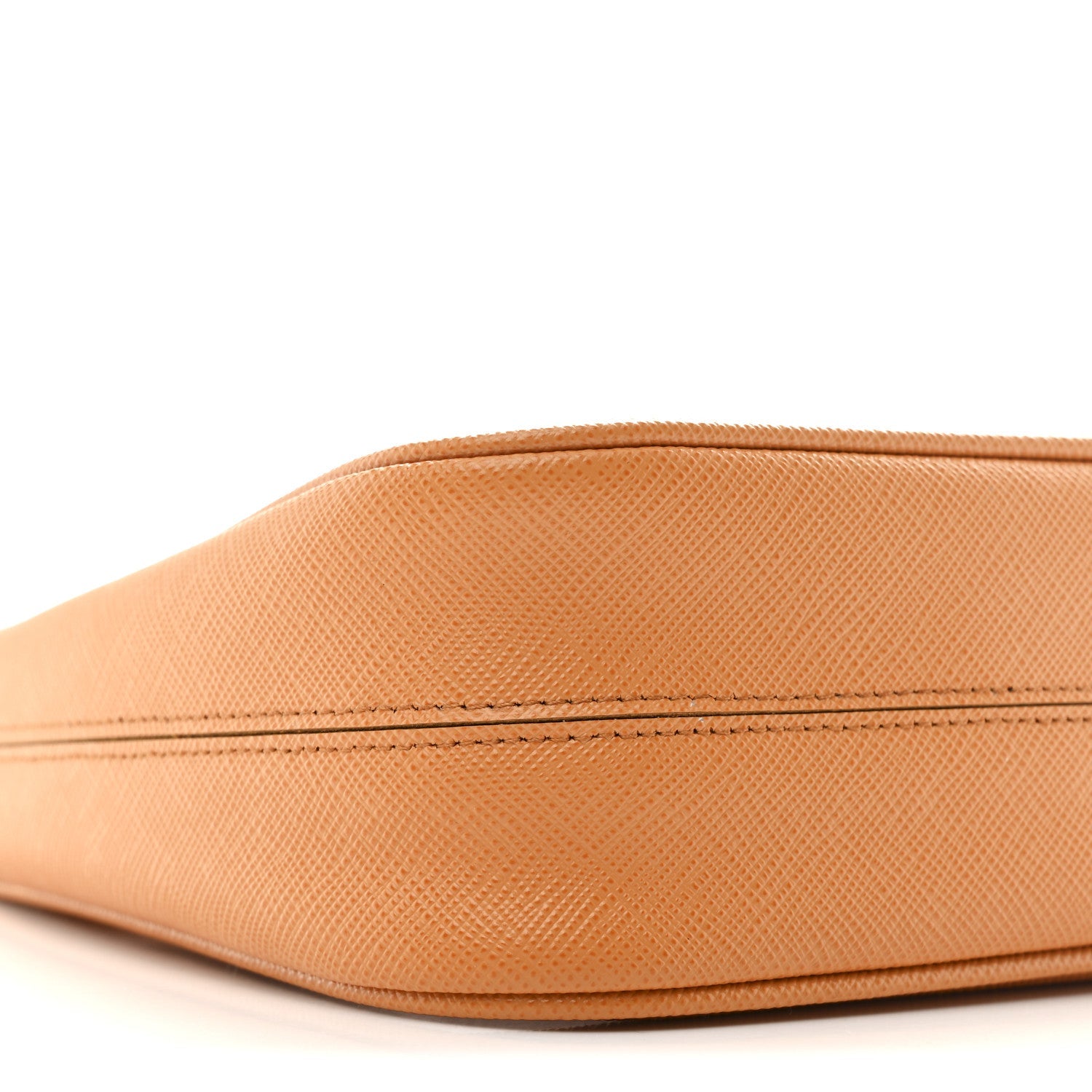 Prada Saffiano Lux Mini Re-Edition Shoulder Bag Arancio