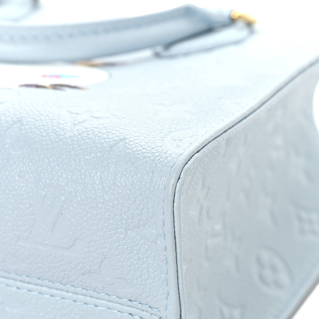 Louis Vuitton LV X TM Empreinte Monogram Superflat Onthego PM Washed Blue