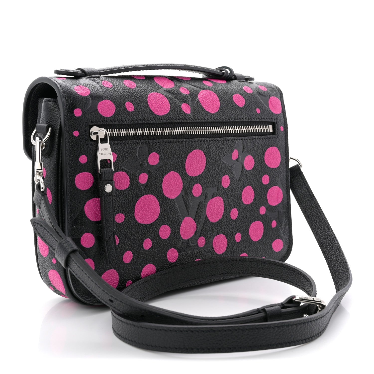 Louis Vuitton LV x YK Empreinte Monogram Giant Pochette Metis Black Fuchsia