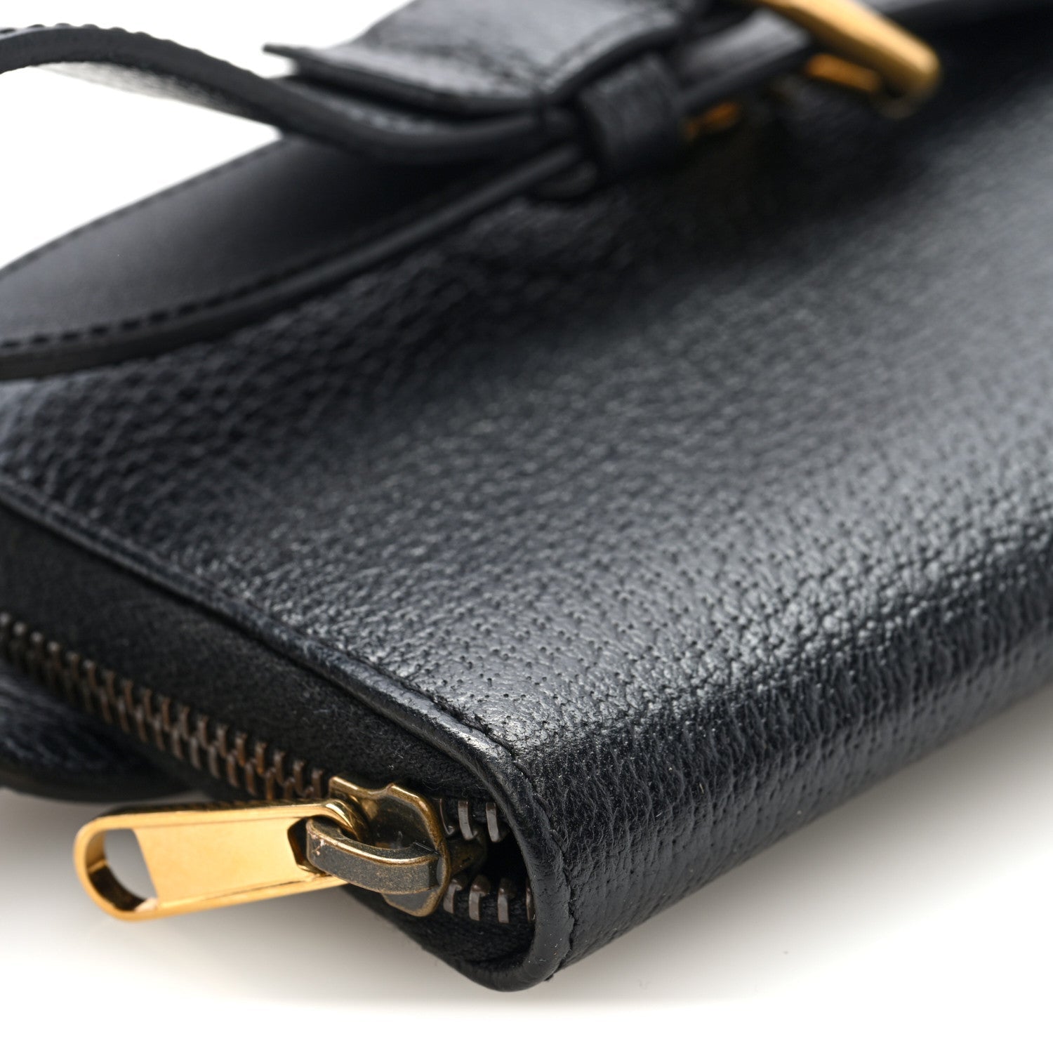 Gucci Calfskin GG Marmont Double Belt Bag 70 28 Black