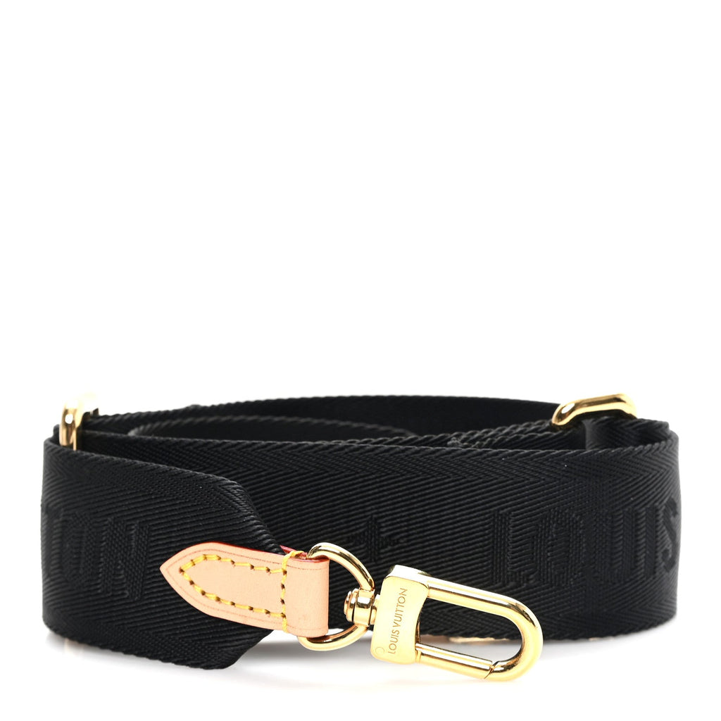 Louis Vuitton Nylon Multi Pochette Accessories Bandouliere Shoulder Strap Black