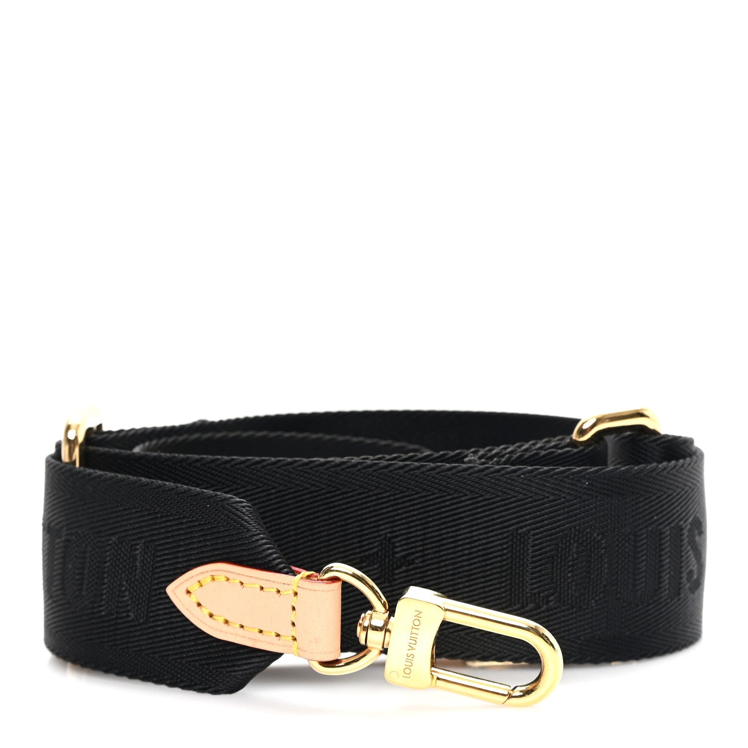 Louis Vuitton Nylon Multi Pochette Accessories Bandouliere Shoulder Strap Black