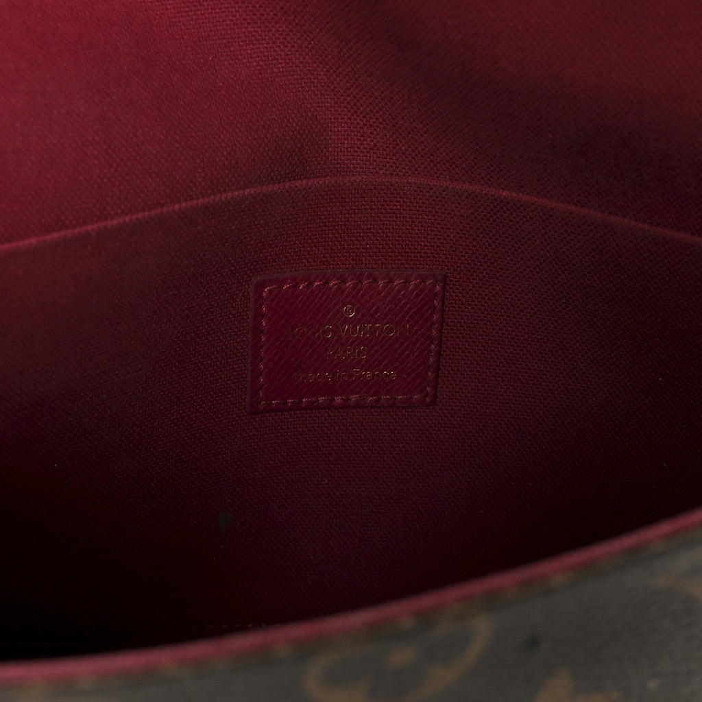 Louis Vuitton Monogram Pochette Felicie Chain Wallet Fuchsia