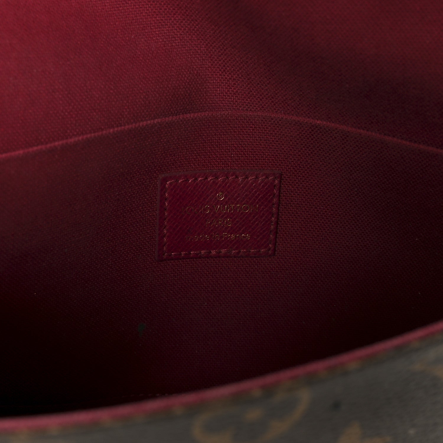 Louis Vuitton Monogram Pochette Felicie Chain Wallet Fuchsia