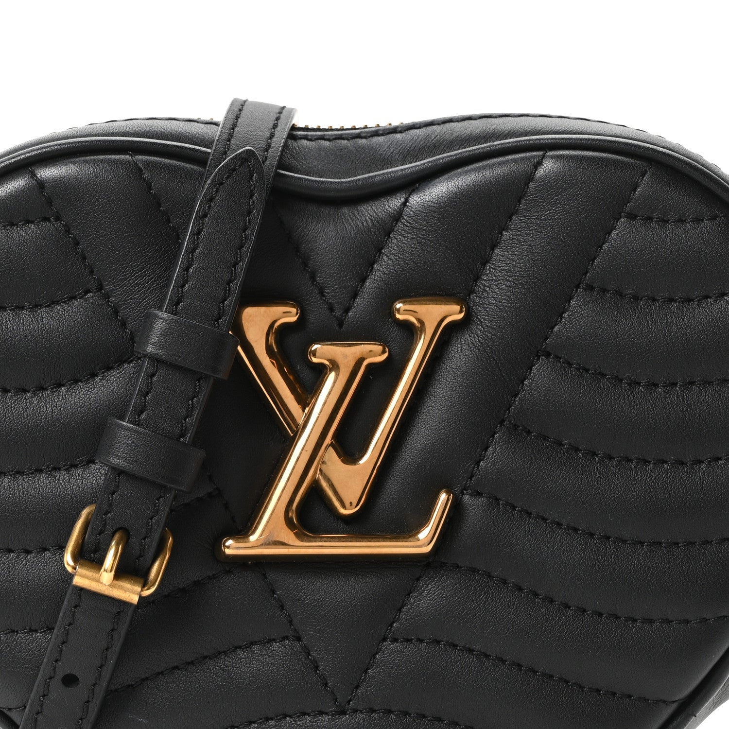 Louis Vuitton Calfskin New Wave Heart Bag Black