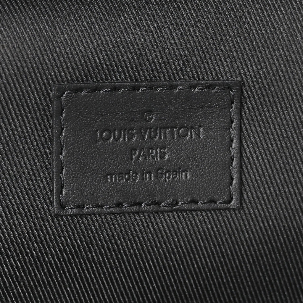 Louis Vuitton Grained Calfskin Aerogram Takeoff Backpack Black