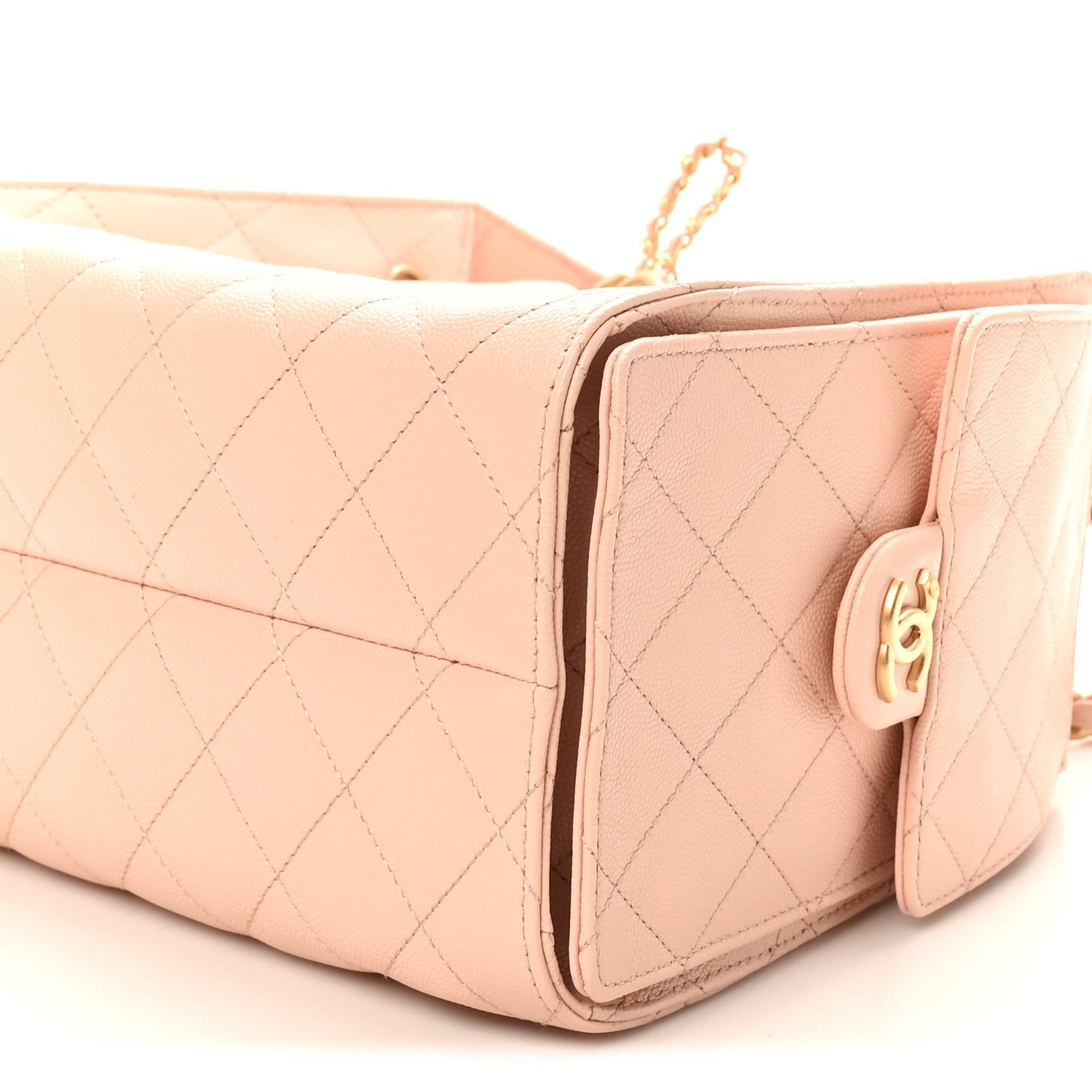 Chanel Caviar Quilted Small Chanel 25 Handbag Light Pink