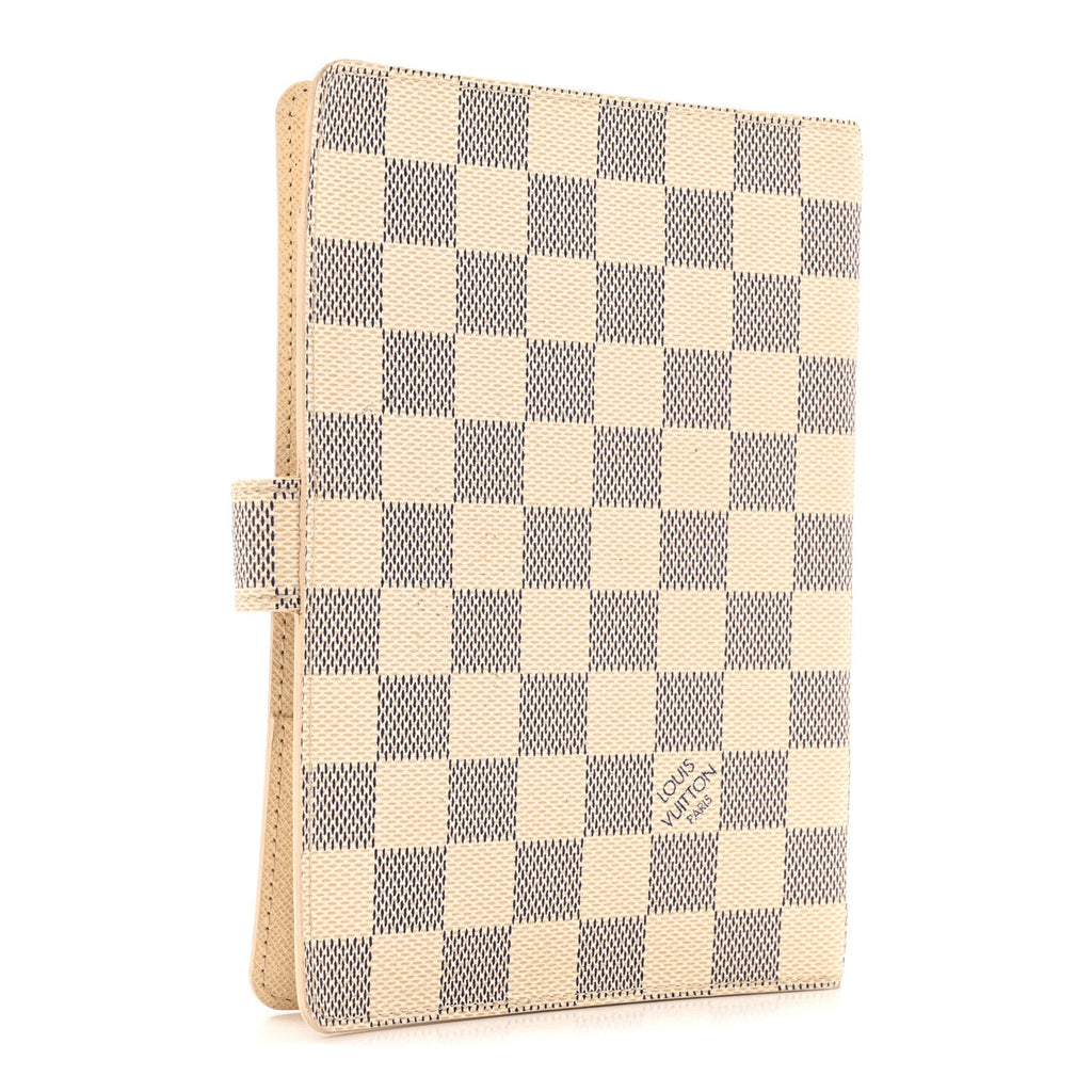 Louis Vuitton Damier Azur Medium Ring Agenda Cover