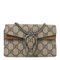 Gucci GG Supreme Monogram Super Mini Dionysus Shoulder Bag Taupe
