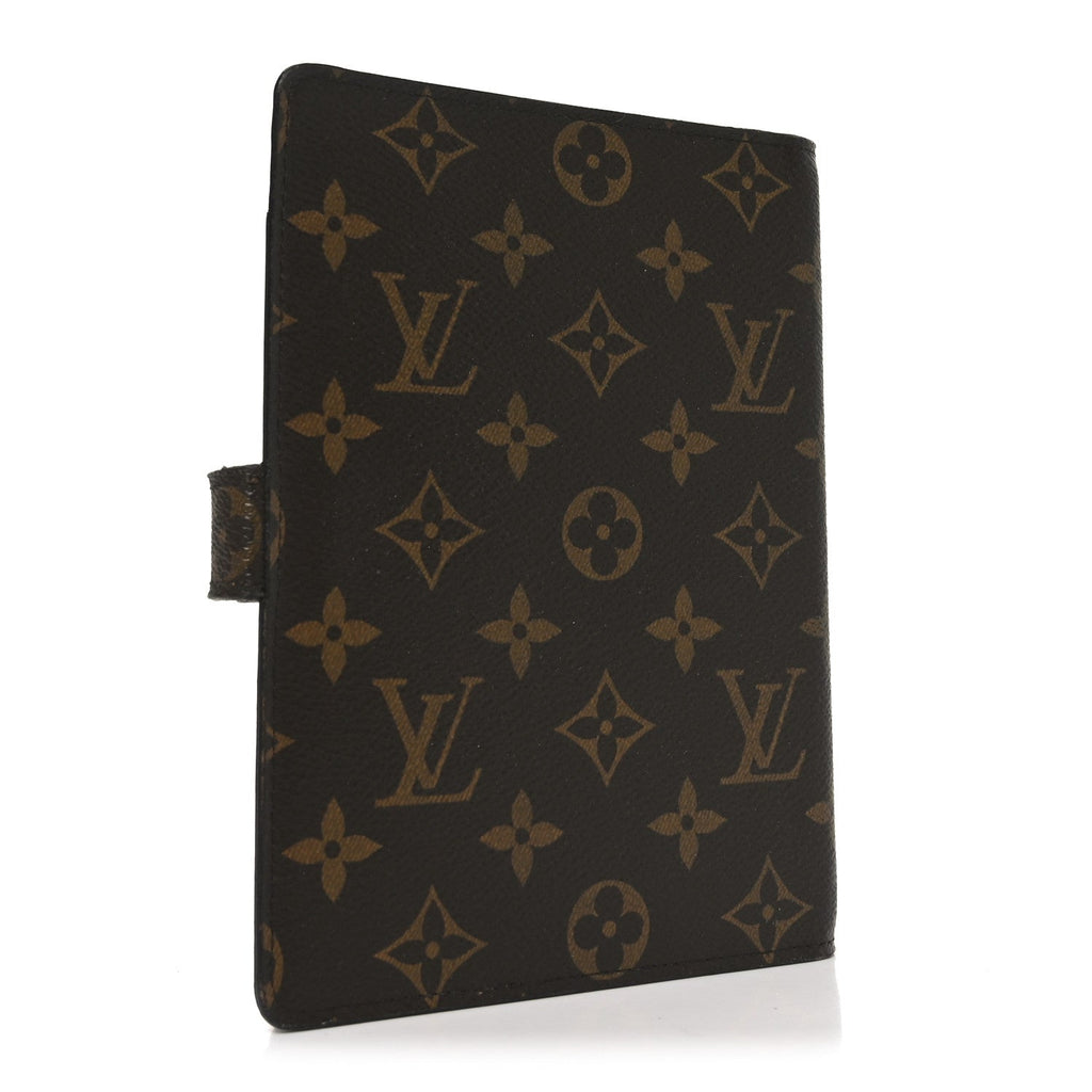 Louis Vuitton Monogram Medium Ring Agenda Cover