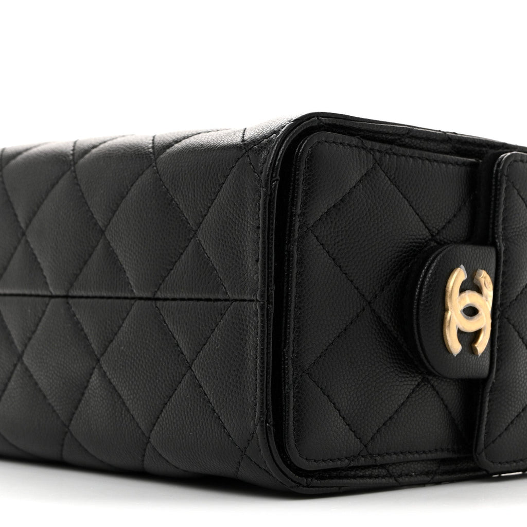 Chanel Caviar Quilted Mini Chanel 25 Handbag Black