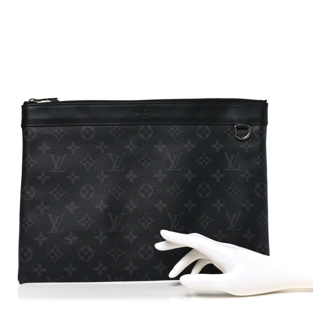 Louis Vuitton Monogram Eclipse Discovery Pochette GM