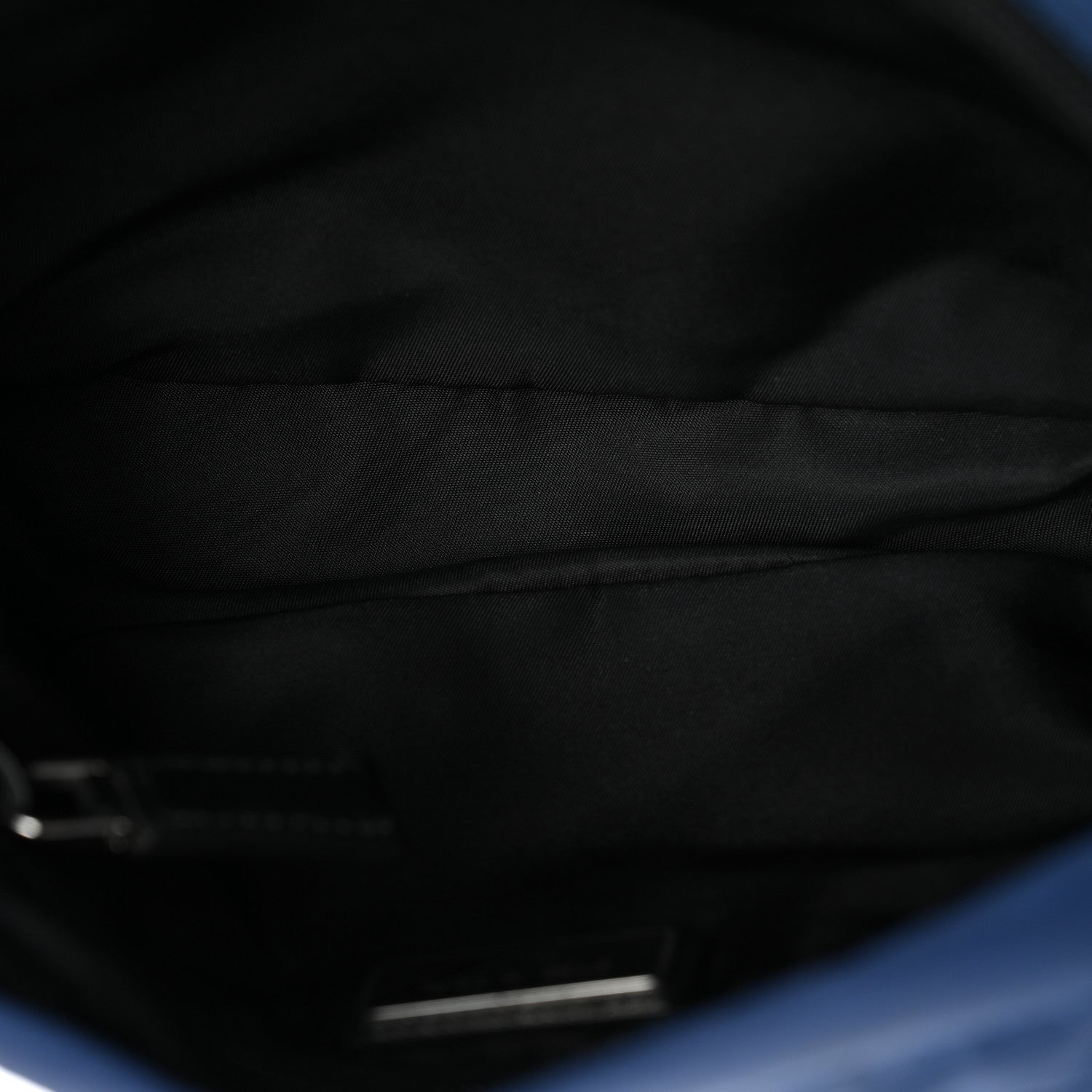 Prada Tessuto Nylon Montagna Messenger Bag  Blue Black