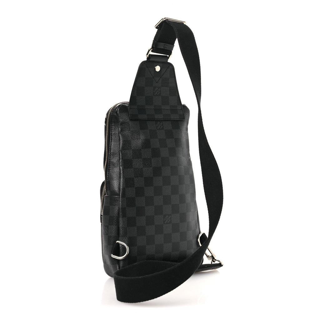 Louis Vuitton Damier Graphite World Map Avenue Sling Backpack
