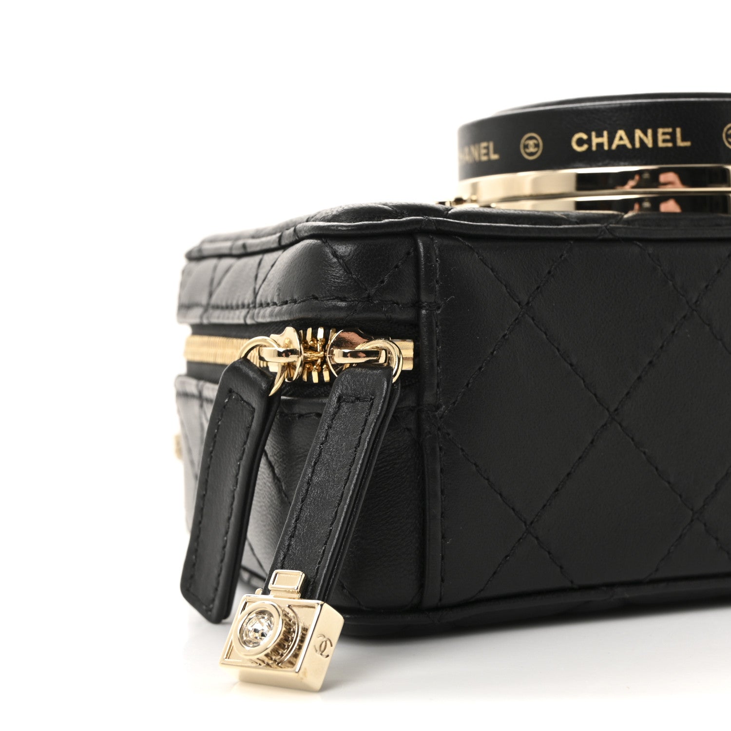 Chanel Lambskin Quilted Coco Click Bag Black