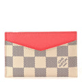 Louis Vuitton Damier Azur Daily Card Holder Rose Papaye