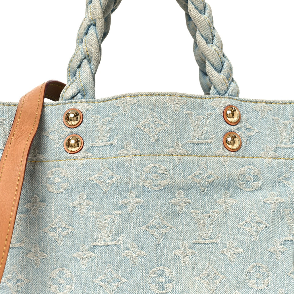 Louis Vuitton Monogram Washed Denim Let Go PM Sky Blue
