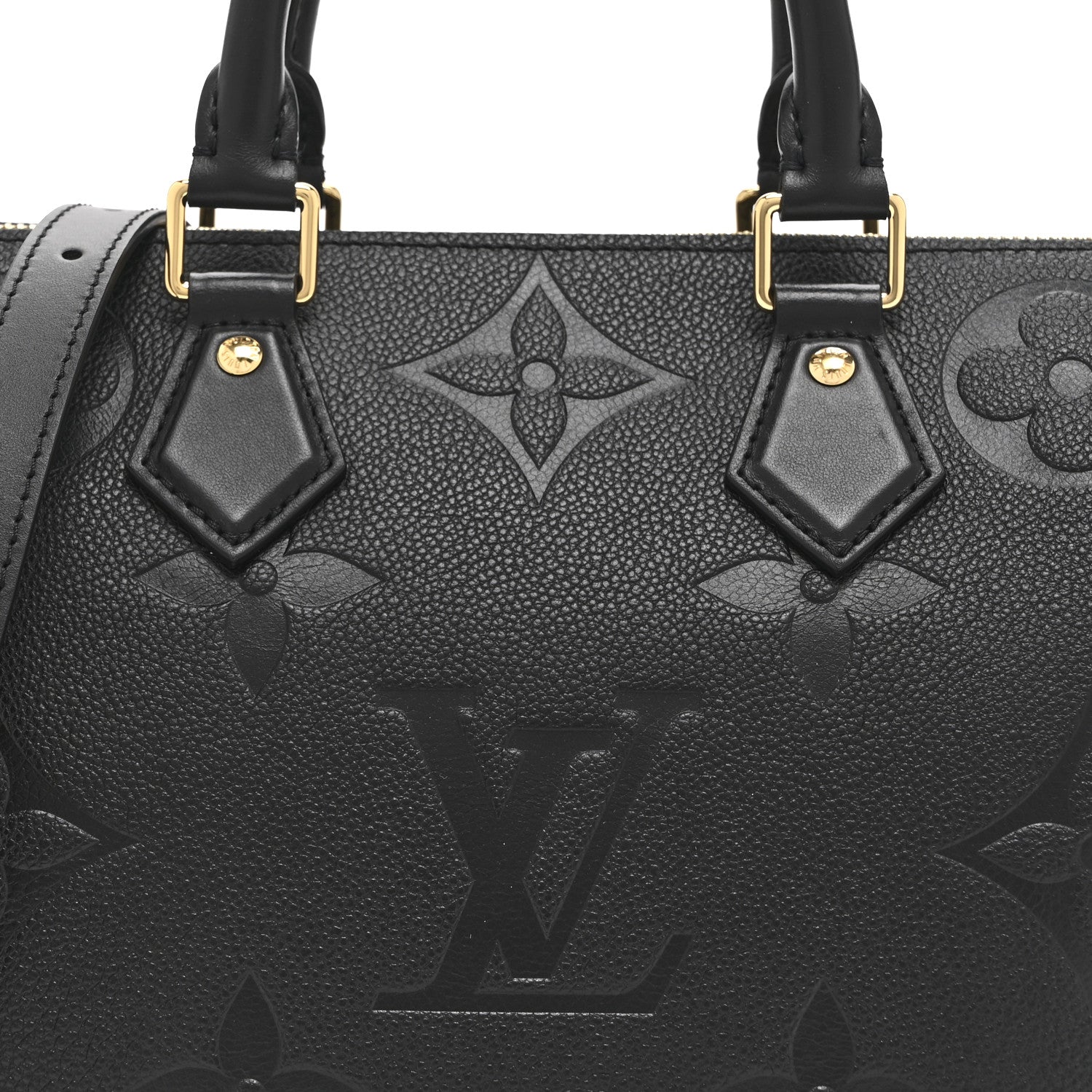Louis Vuitton Empreinte Monogram Giant Speedy Bandouliere 25 Black