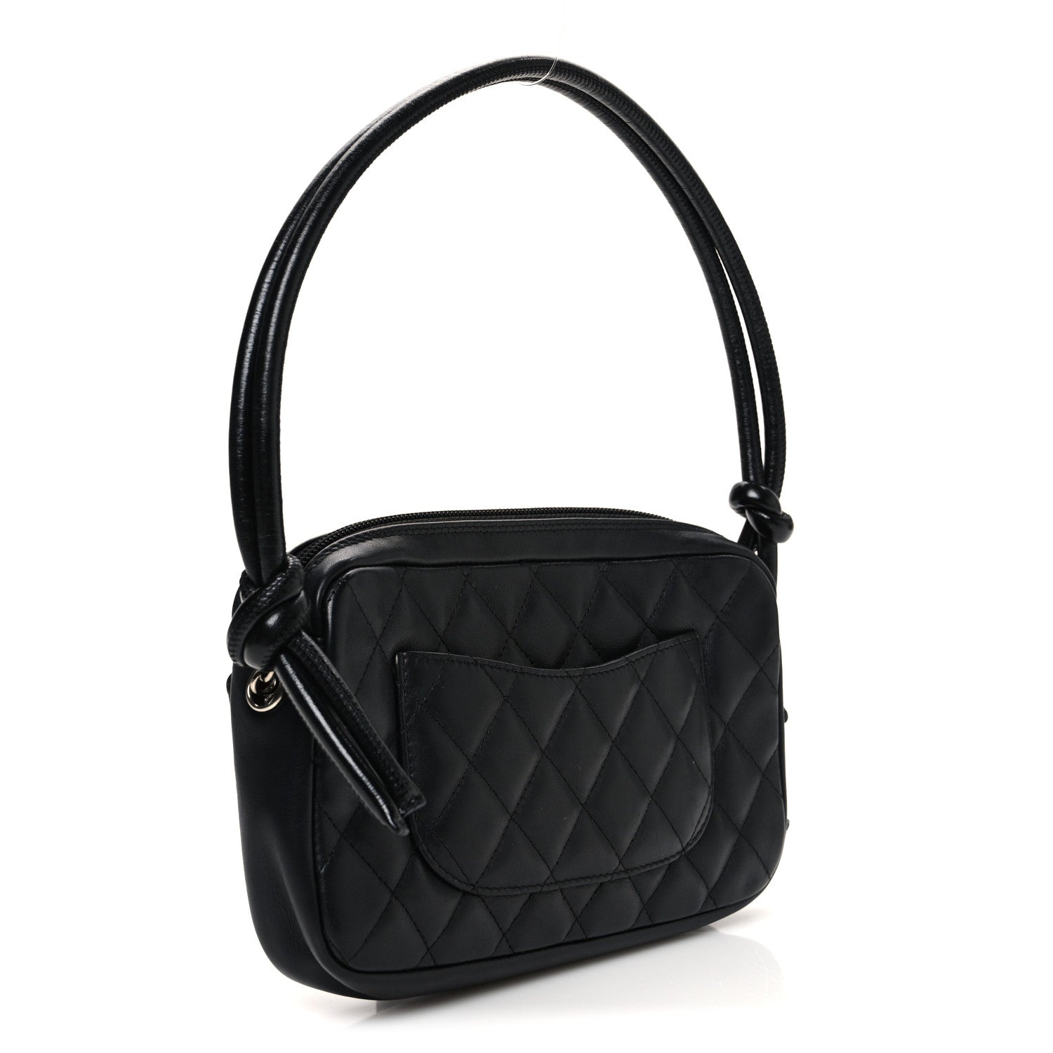 Chanel Calfskin Quilted Cambon Pochette Black
