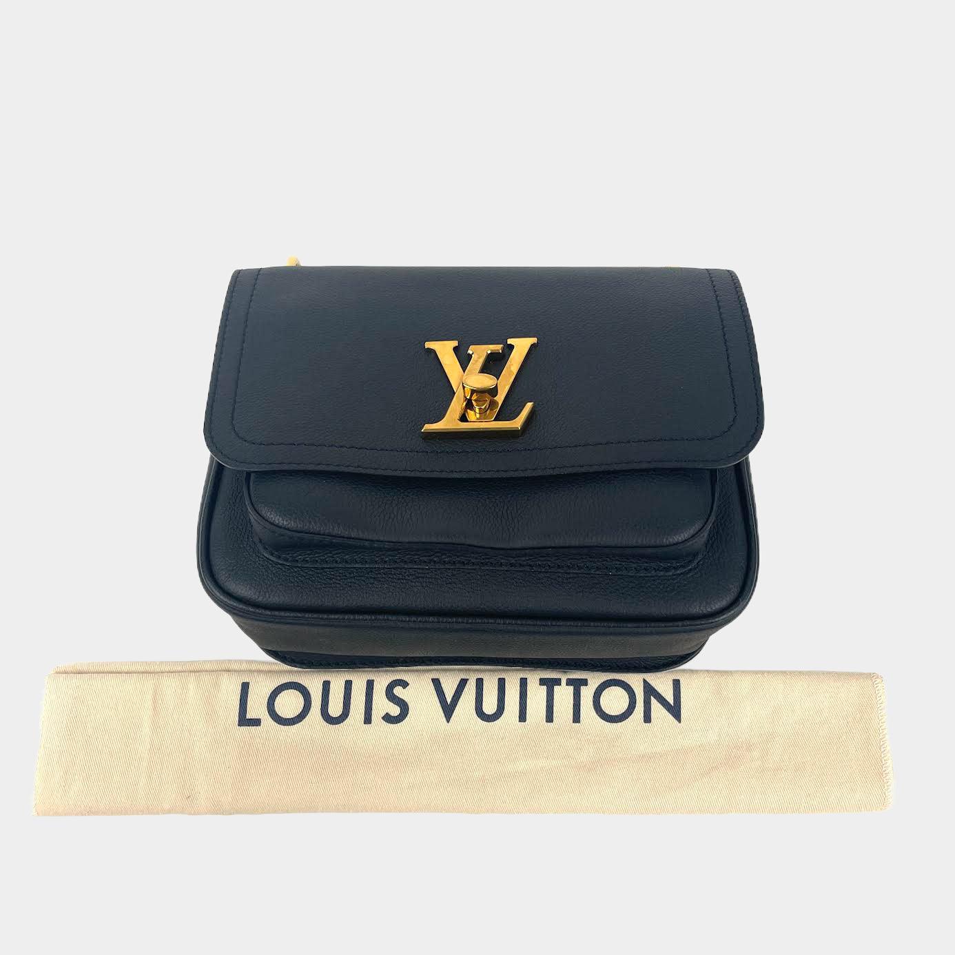 LOUIS VUITTON Lockme Chain Bag PM Noir