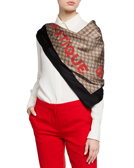 Gucci Boutique Square Scarf