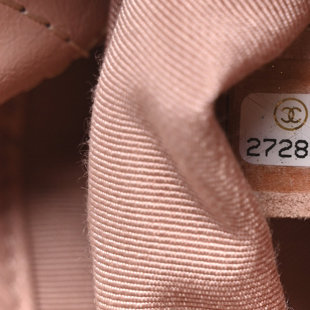 Chanel Aged Calfskin Quilted Small Gabrielle Backpack Pink
