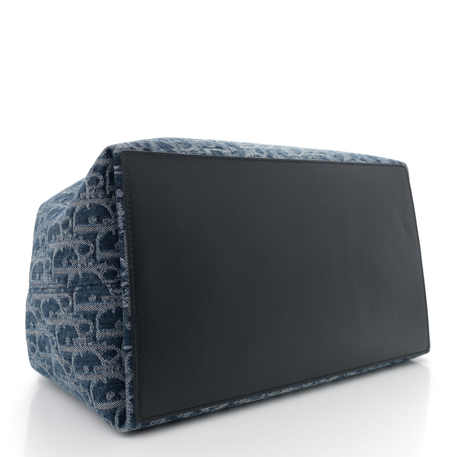 Christian Dior Denim Jacquard Oblique Medium Toujours Blue