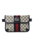 Gucci GG Supreme Monogram Web Small Ophidia Belt Bag 80 32 Beige Navy