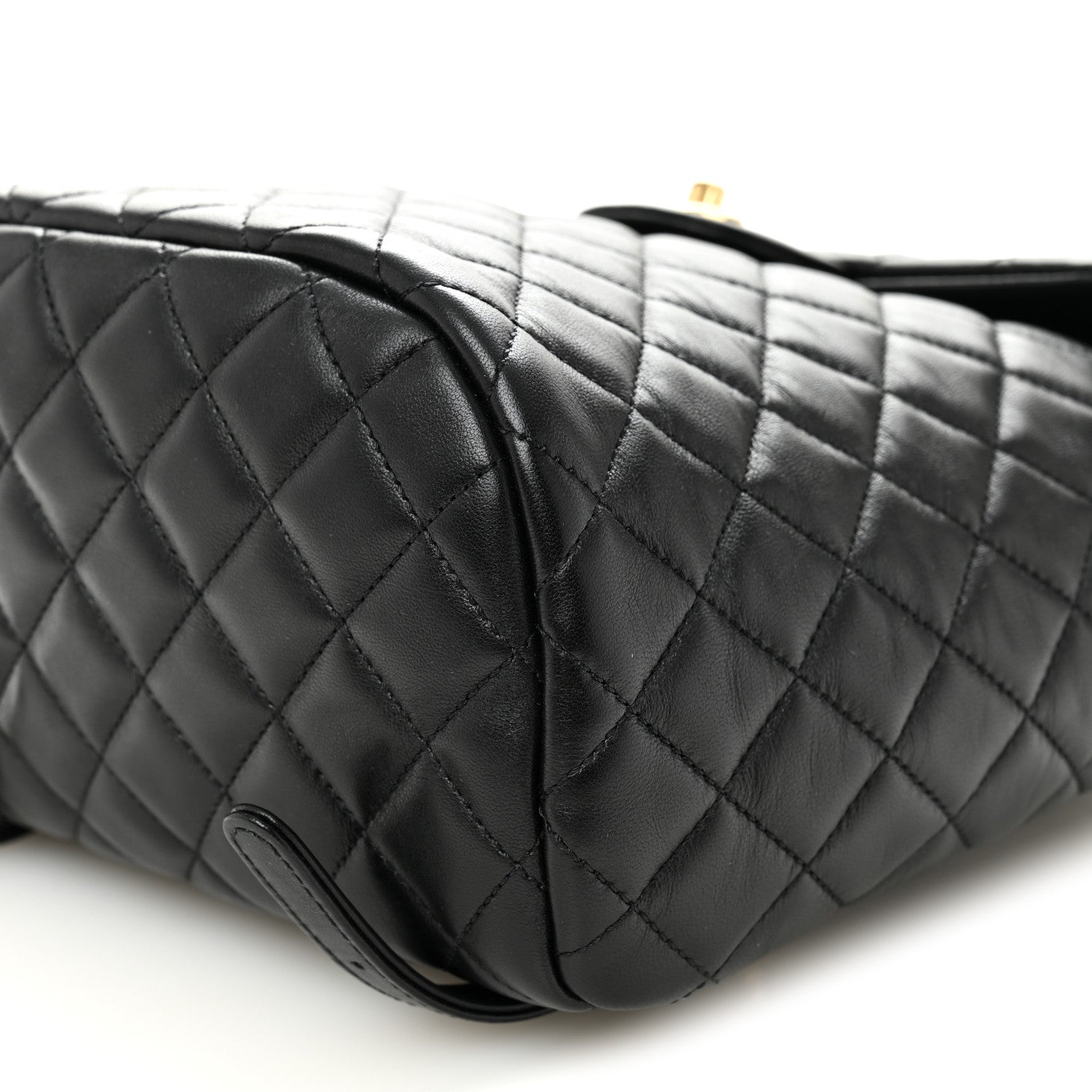 Chanel Lambskin Quilted Small Urban Spirit Backpack Black