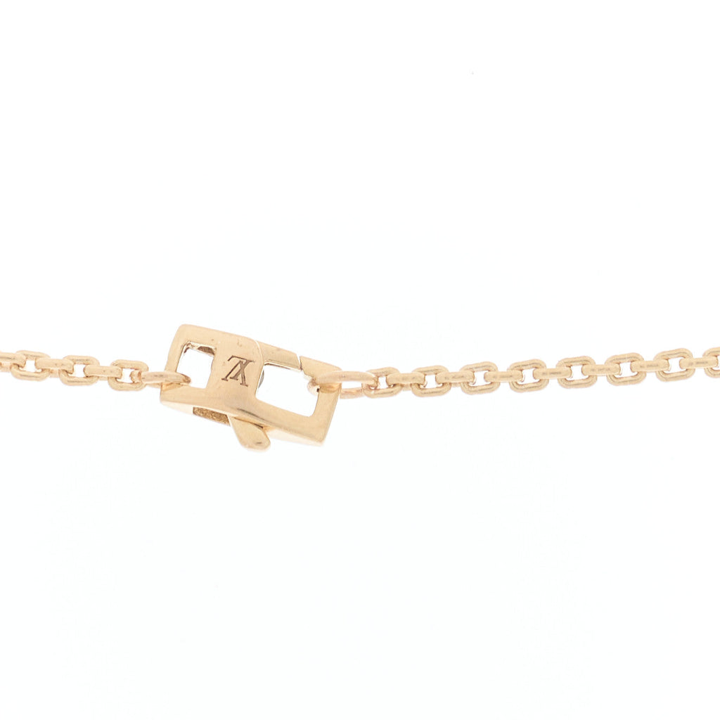 Louis Vuitton 18K Yellow White Rose Gold Diamond Idylle Blossom XL Pendant Necklace