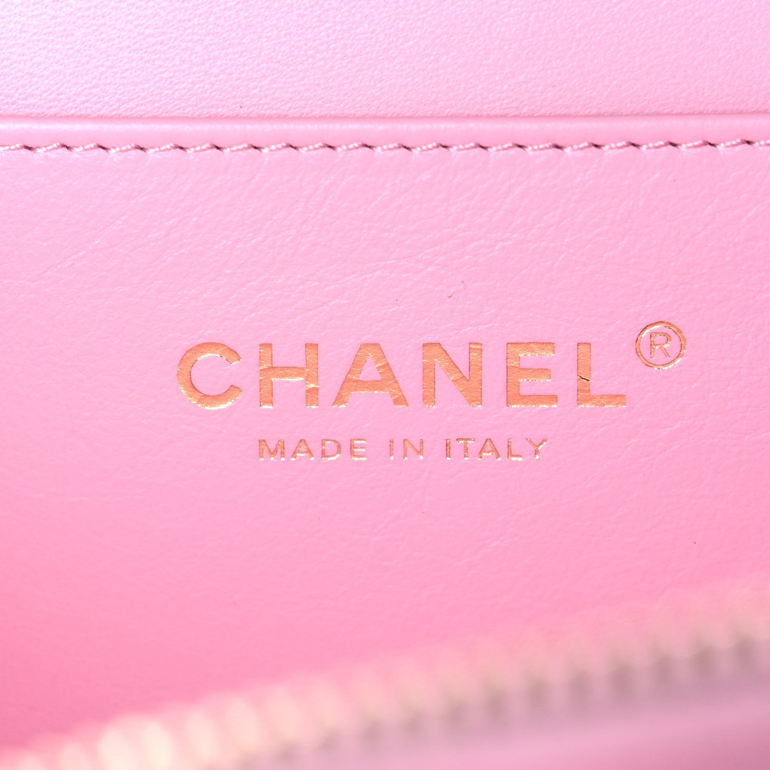 Chanel Caviar Quilted Pick Me Up Small Vanity Case Dark Pink