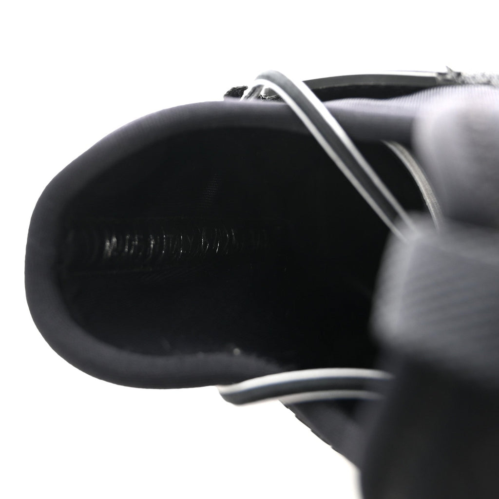 Prada Mesh Neoprene Womens America's Cup 45mm Sneakers 36.5 Black White
