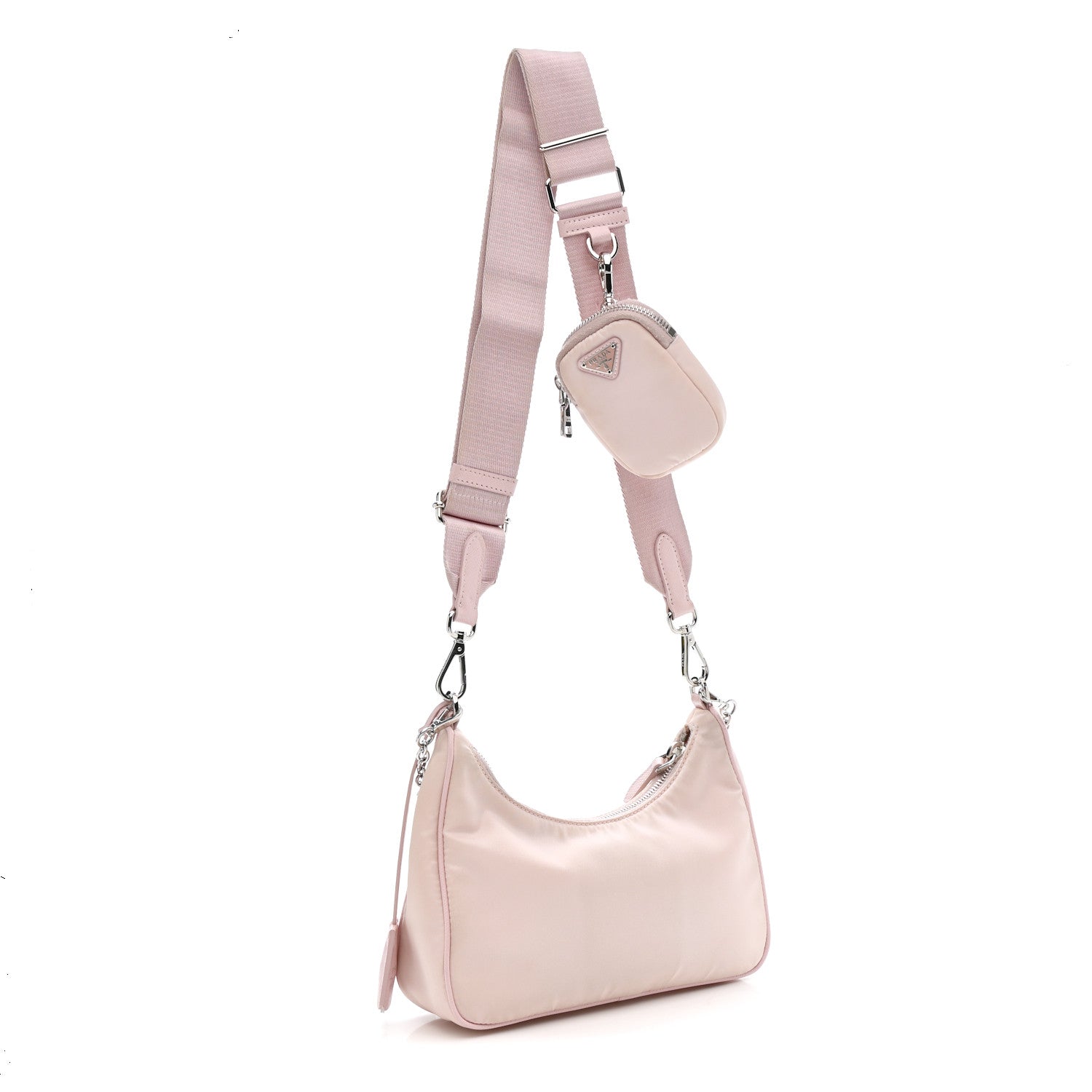 Prada Nylon Re-Edition 2005 Shoulder Bag Alabastro