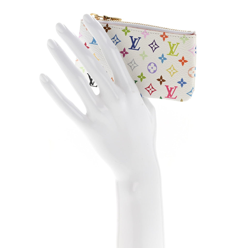 Louis Vuitton LV X TM Monogram Multicolor Key Pouch White