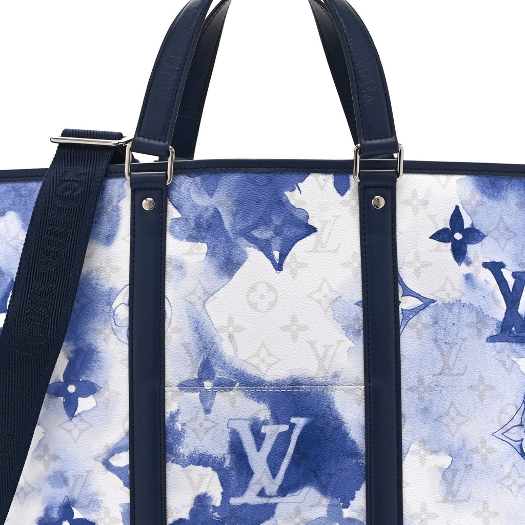 Louis Vuitton Monogram Watercolor New Tote GM Blue