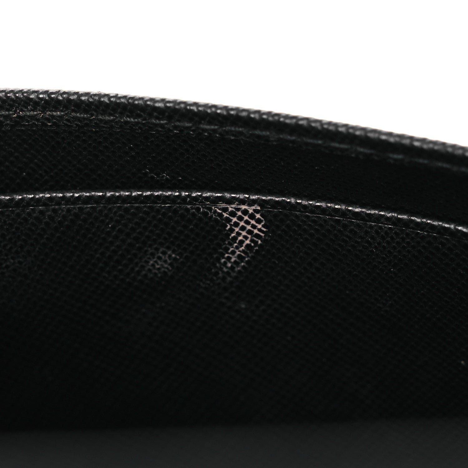 Prada Saffiano Metal Large Chain Wallet Black