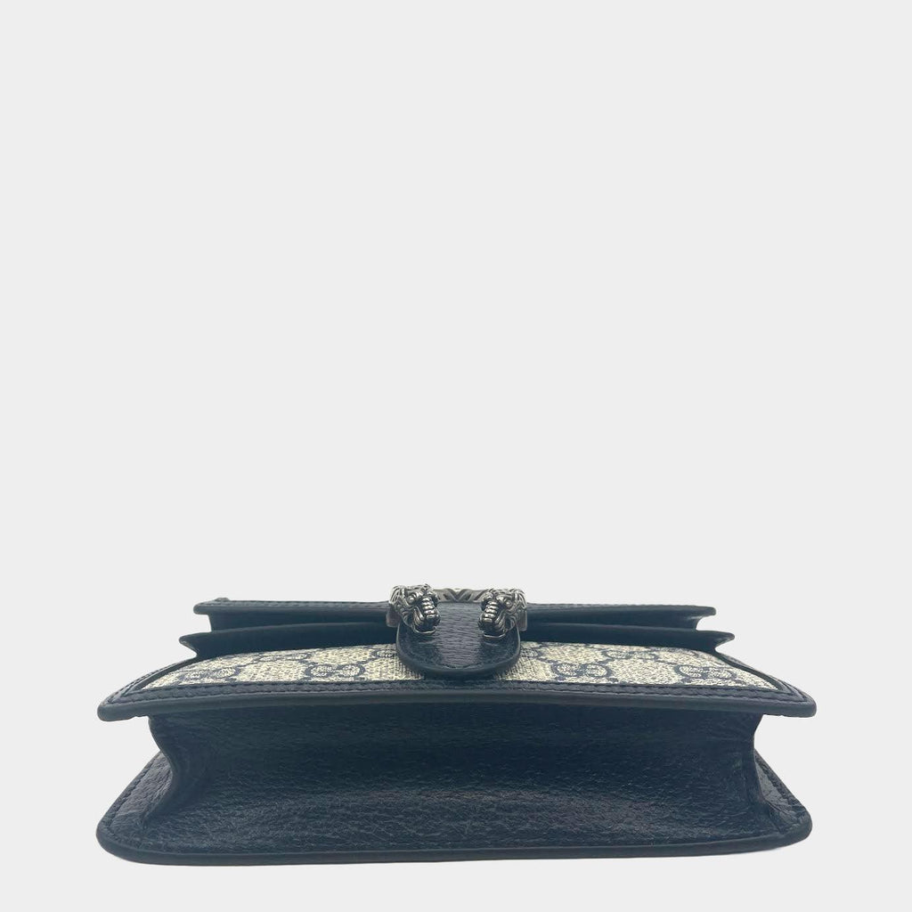GUCCI GG Dionysus Super Mini Supreme - Navy/Beige