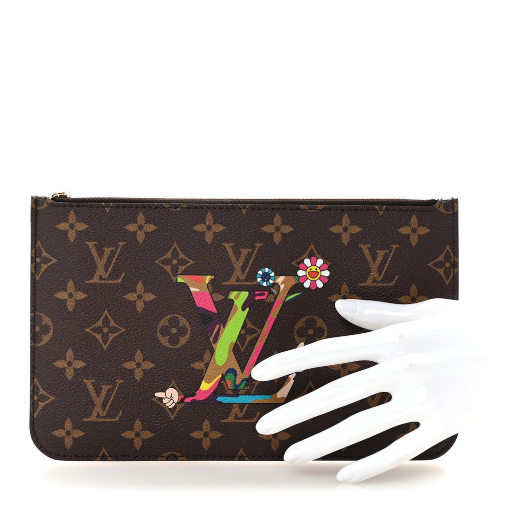 Louis Vuitton LV X TM Monogram Flowers Neverfull Pochette