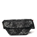 Gucci Denim Monogram Web Belt Bag Blue Multicolor