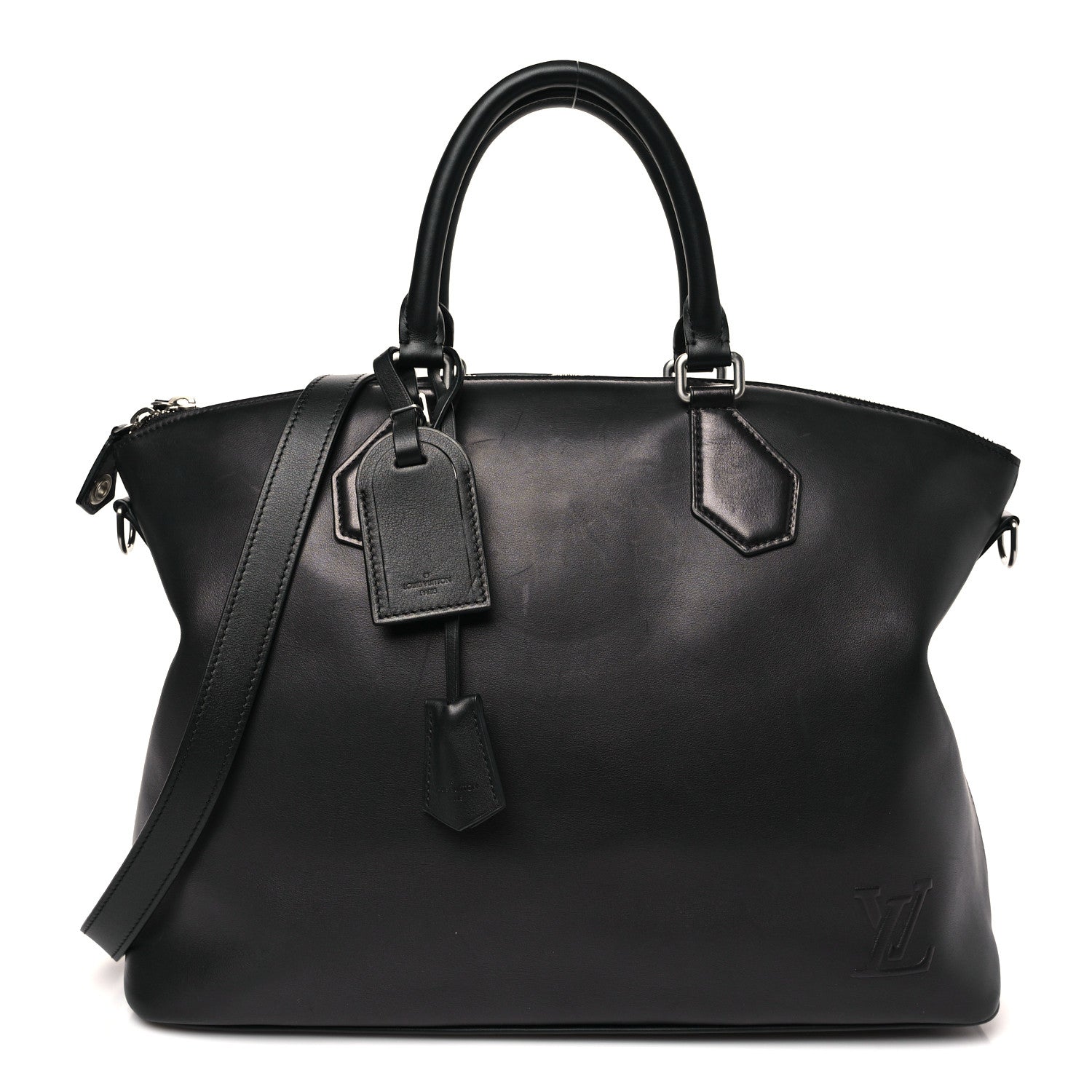 Louis Vuitton Smooth Millesime Calfskin Lockit MM Black