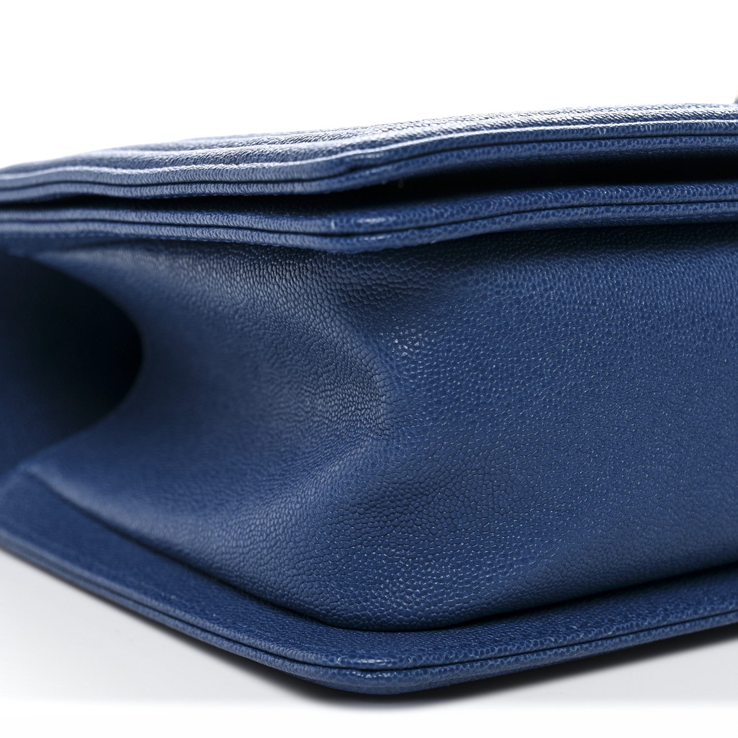 Chanel Caviar Quilted Medium Boy Flap Dark Blue