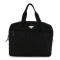Prada Saffiano Tessuto Nylon Small Briefcase Black