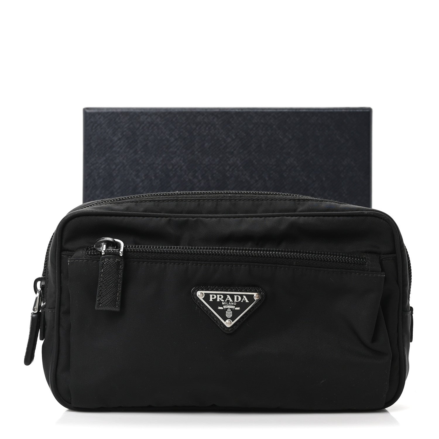 Prada Tessuto Nylon Belt Bag Black