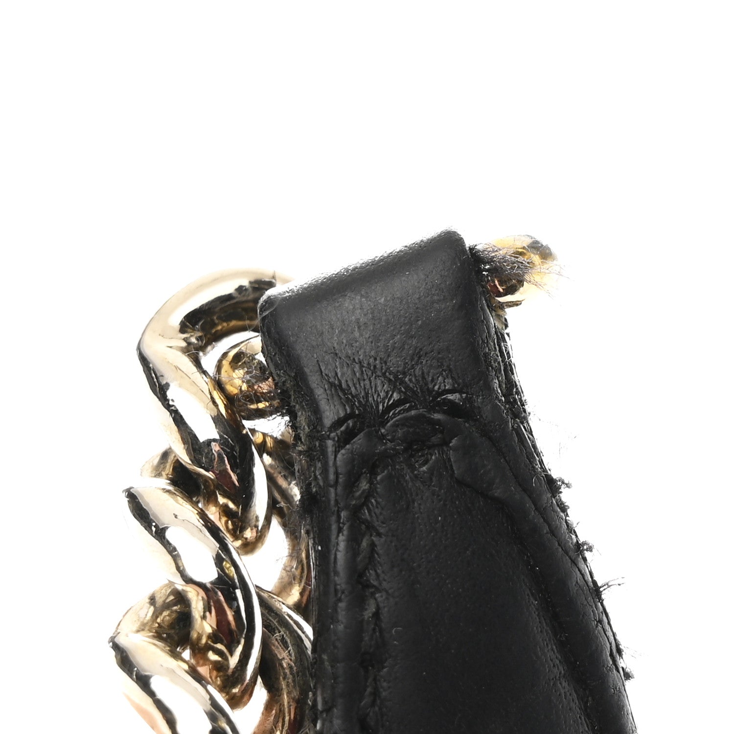Gucci Pebbled Calfskin Medium Soho Chain Shoulder Bag Black
