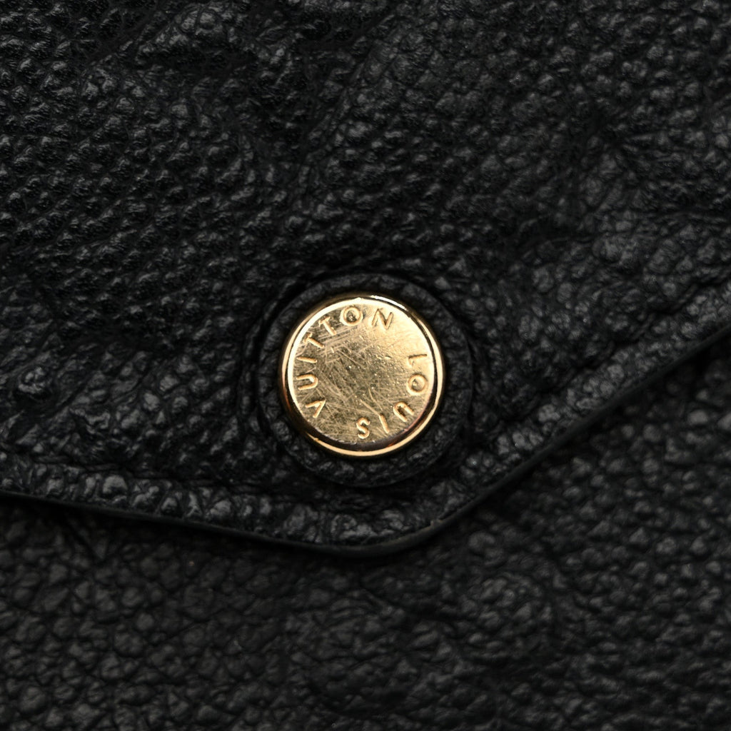 Louis Vuitton Empreinte Pochette Felicie Chain Wallet Black
