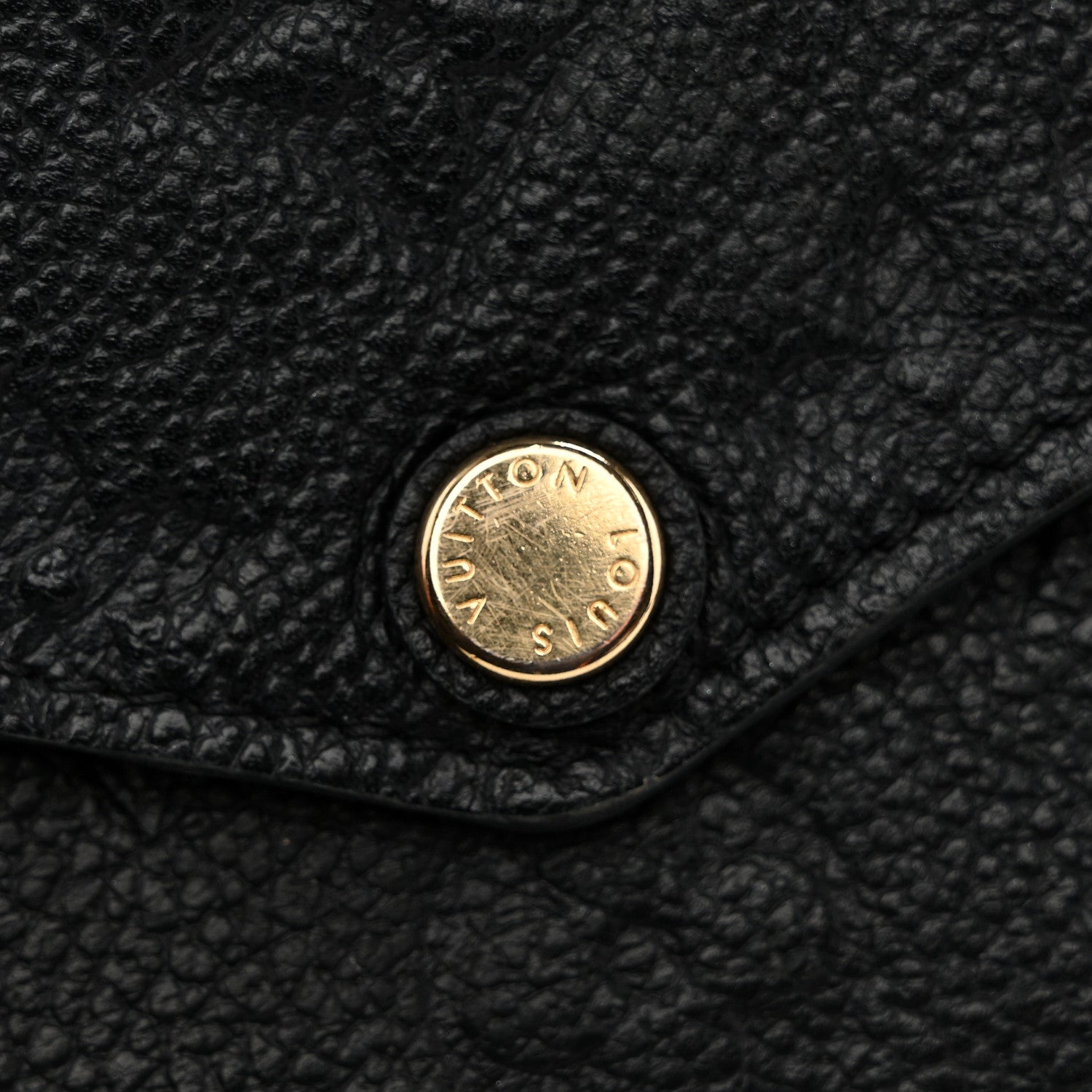 Louis Vuitton Empreinte Pochette Felicie Chain Wallet Black