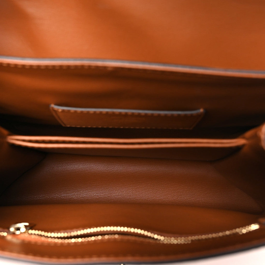 Louis Vuitton Ostrich Rose Des Vents PM Cognac