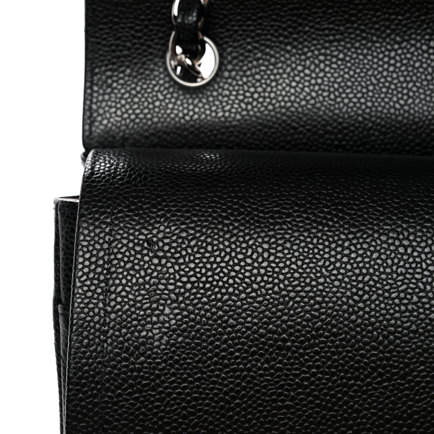 Chanel Caviar Quilted Jumbo Double Flap Black